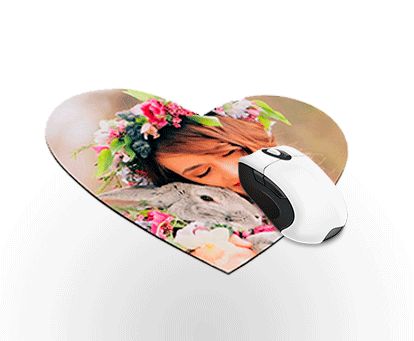 Heart-Shaped Mouse Pad